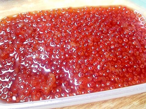 筋子でいくらの醤油漬け